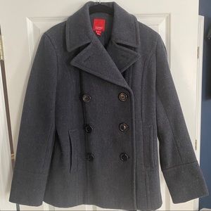 Navy Wool Peacoat